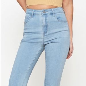 Light high rise jeggings